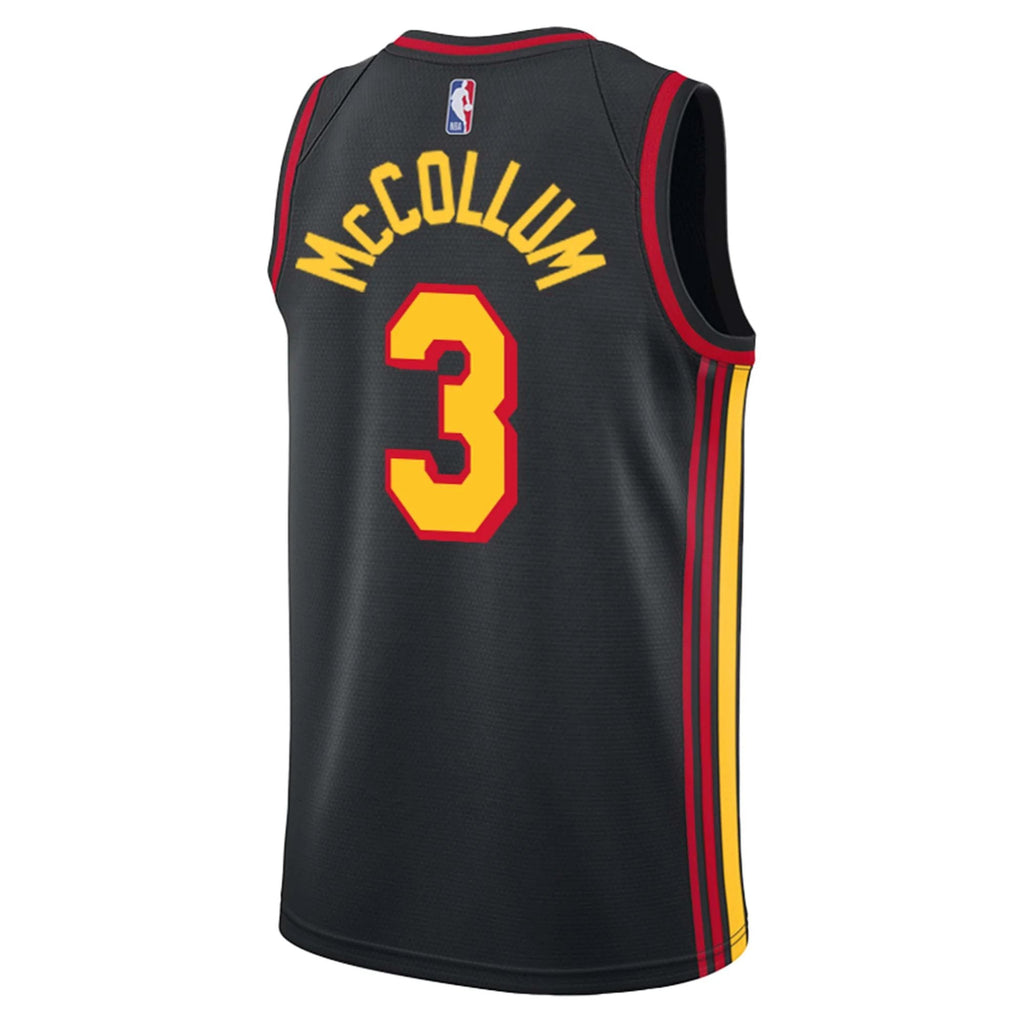 CJ McCollum Atlanta Hawks Jersey - Statement Edition - Black