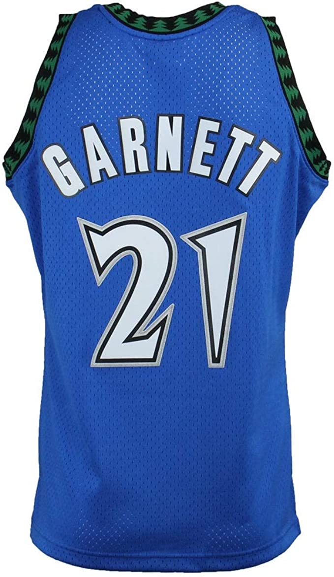 Men's Minnesota Timberwolves Kevin Garnett Mitchell & Ness Blue 2003-04 Hardwood Classics Swingman Player Jersey