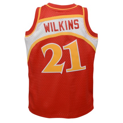 Youth Dominique Wilkins Atlanta Hawks Mitchell & Ness Red 1986-87 Hardwood Classics Swingman Jersey