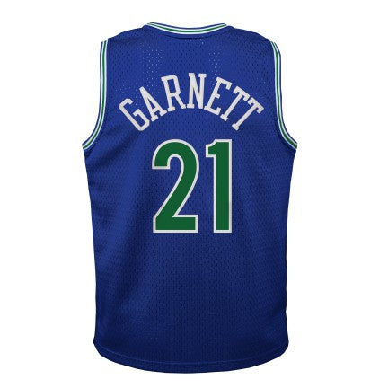 Youth Minnesota Timberwolves Kevin Garnett Mitchell & Ness Blue 1995-96 Hardwood Classics Swingman Jersey