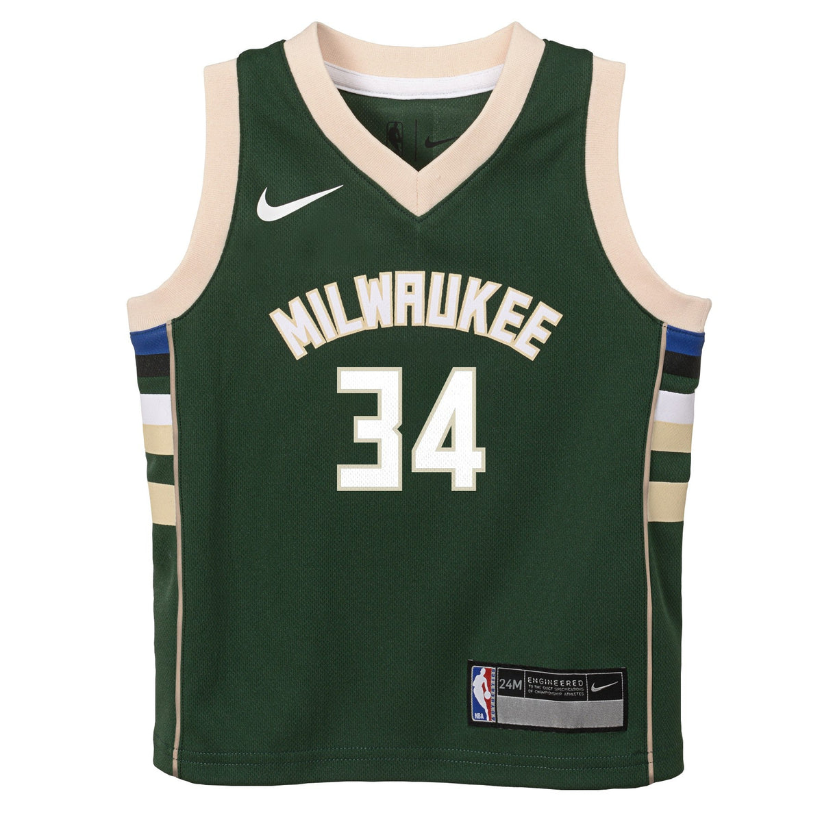 Toddler Milwaukee Bucks Giannis Antetokounmpo Nike Icon Edition Green Swingman Jersey